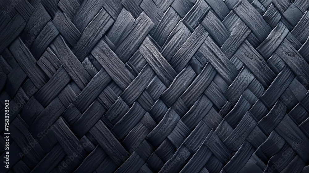 Modern Monochrome Gradient Herringbone Pattern Close-Up