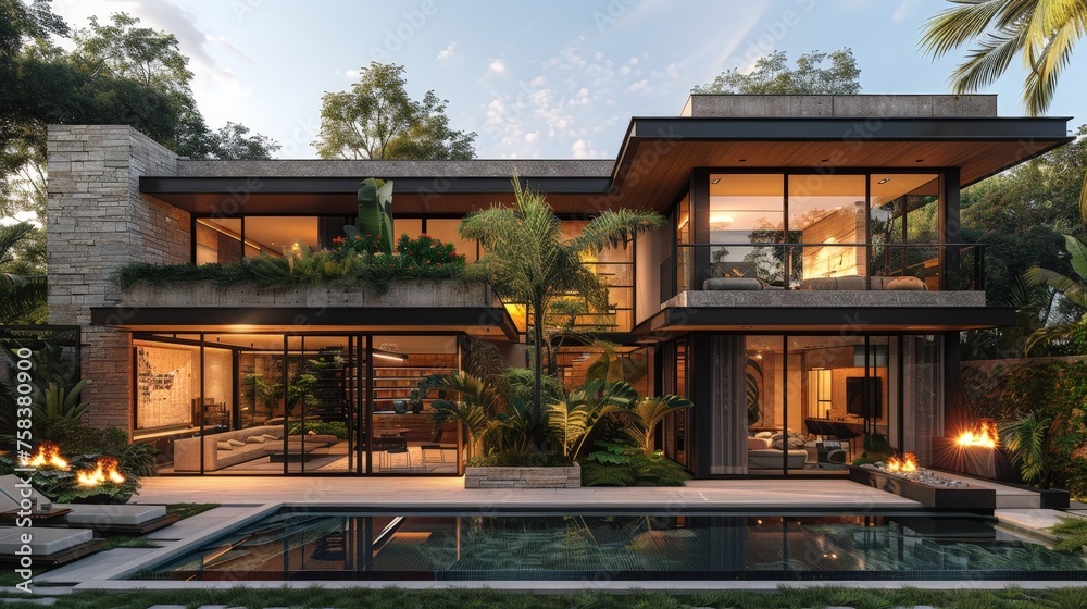 Architecture project 3D rendering for residential market Architecture project 3D rendering for residential market