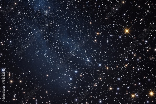 Stellar Radiance  Texture of glittering stars highlighting celestial details.
