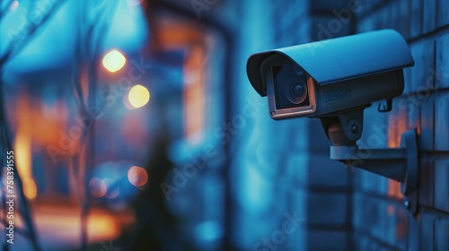 surveillance camera, security system photo
