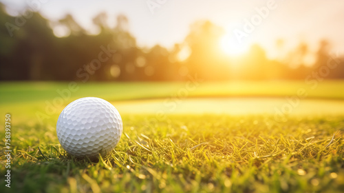 golf ball on grass