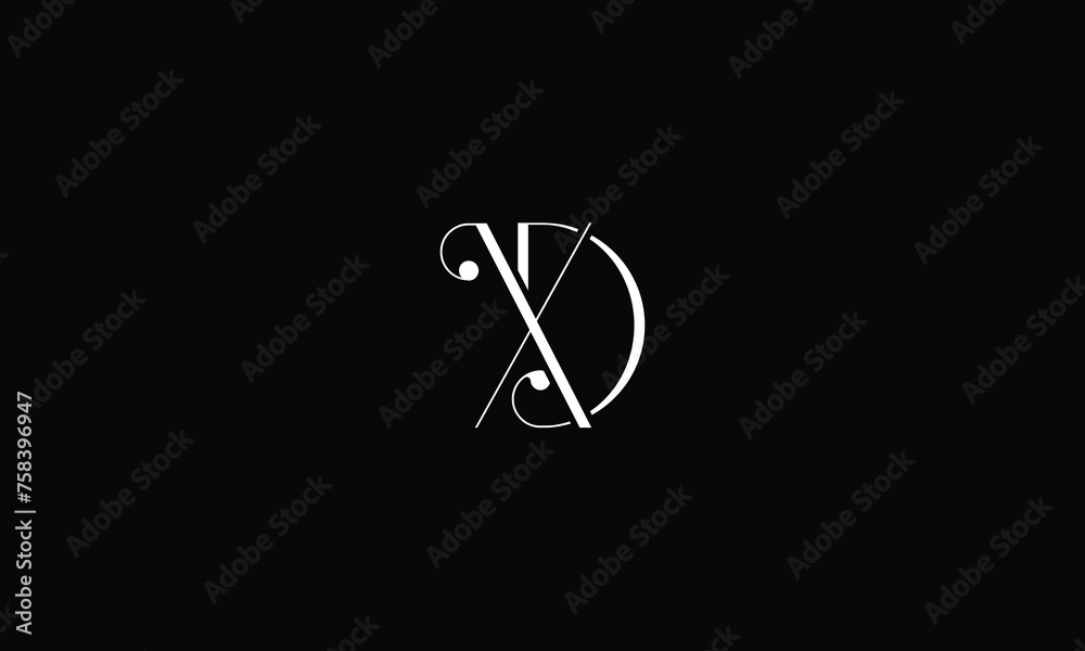 DX, XD, D, X, Abstract  Letters Logo monogram