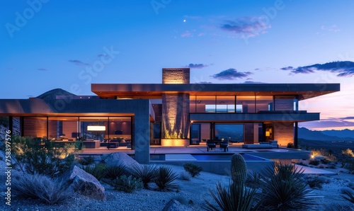 A modern style villa in the...