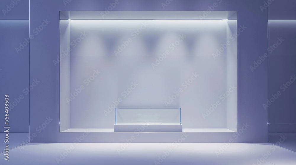 Modern Luxury Glasses Box Display Showcase with Blank Space: Perfect for Product Presentation Modern Luxury Glasses Box Display Showcase with Blank Space: Perfect for Product Presentation
