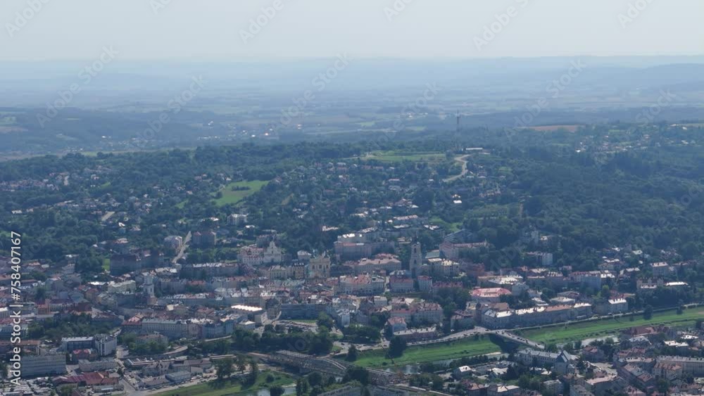 Beautiful Panorama Przemysl Aerial View Poland Beautiful Panorama Przemysl Aerial View Poland