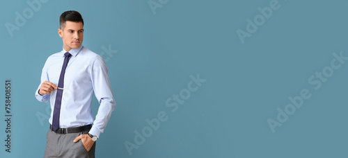 Handsome man in formal clot...