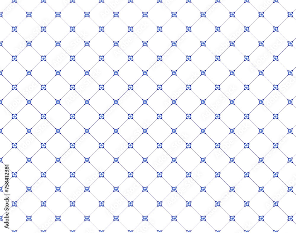 Naklejka premium Digital And Textile Design Pattern