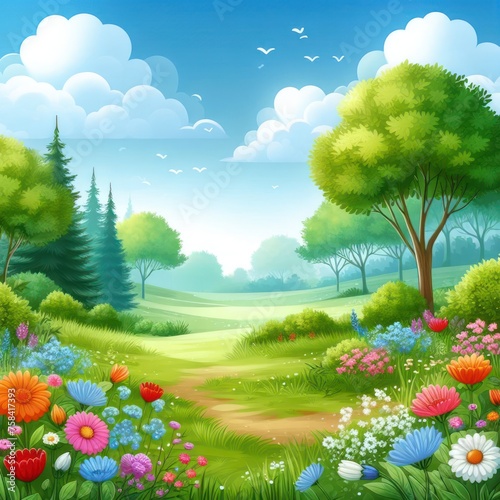 Spring background