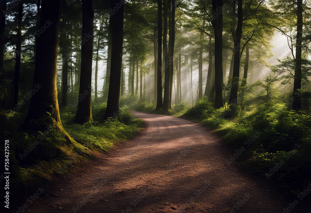 Obraz premium Winding Road stock photo