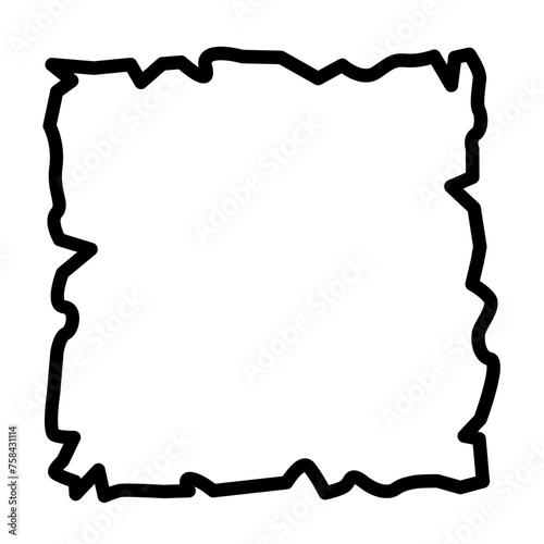 dull old paper border
