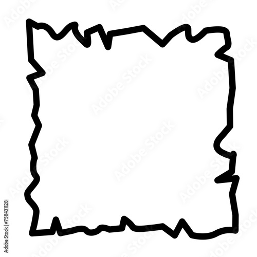 dull old paper border