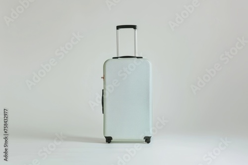 Luggage, light green, clear lines, product lens,