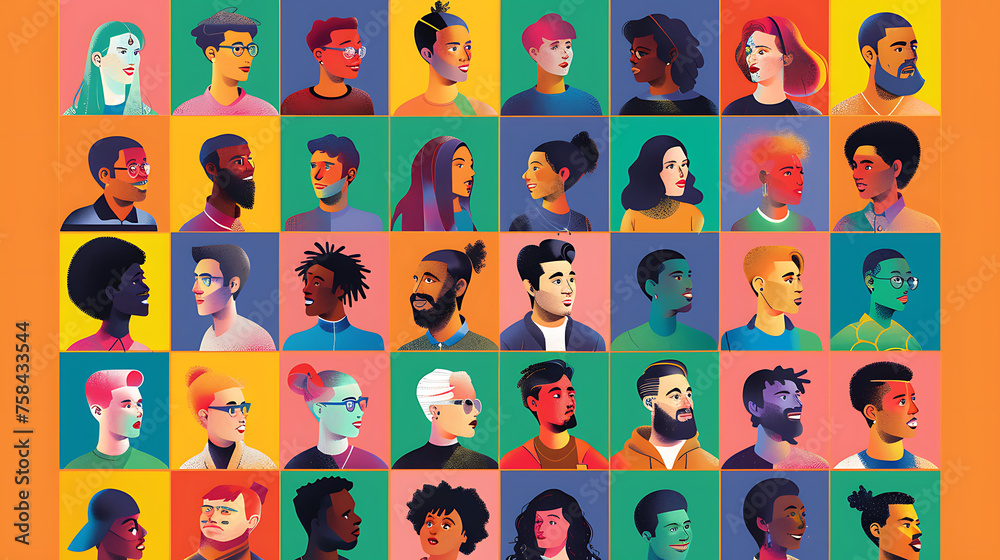 Participants from around the world gather virtually for an online meeting, their faces displayed in a grid of video tiles
Participants from around the world gather virtually for an online meeting, their faces displayed in a grid of video tiles