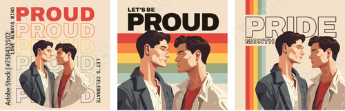 gay pride month social media banner