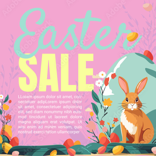 easter eggs social media banner