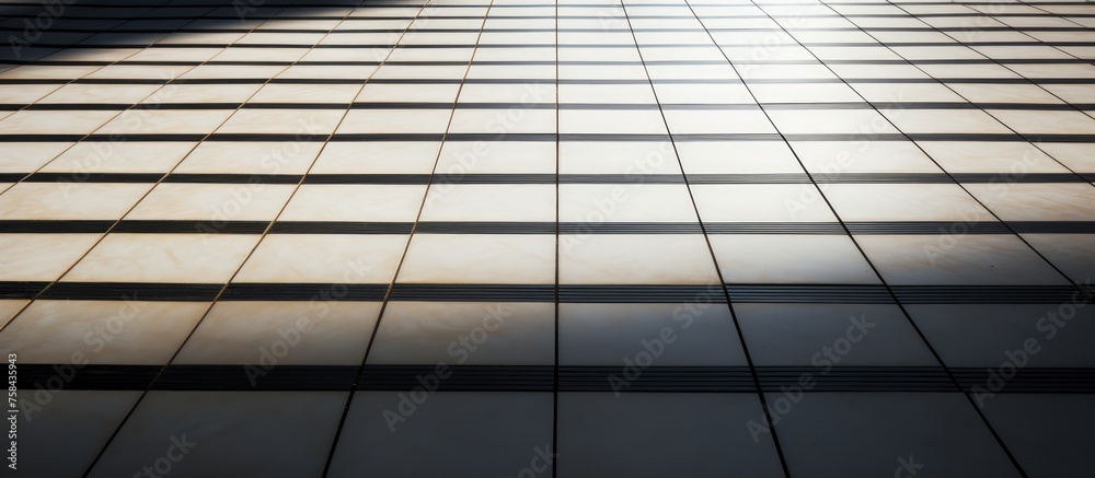 Lines on a tile floor background Lines on a tile floor background