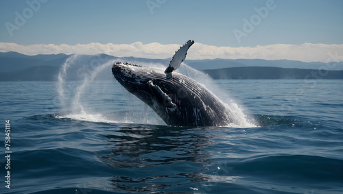 Ocean Life: Whale Jumping © LL. Zulfakar Hidayat