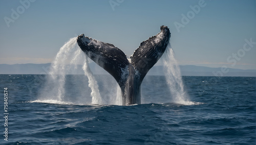 Ocean Life: Whale Jumping © ART Forge
