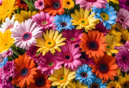 colorful flowers background