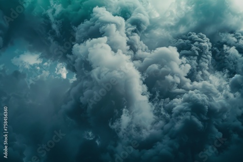 Smoke forming clouds