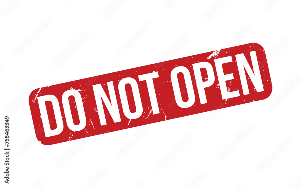 Do Not Open rubber grunge stamp seal vector Do Not Open rubber grunge stamp seal vector
