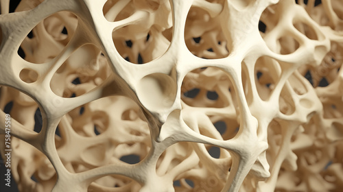 Trabecular Bone Tissue Illustration
