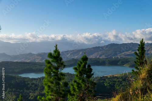 Fototapeta Naklejka Na Ścianę i Meble -  Atardecer Cerro Castillo La Yeguada