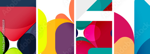Geometric elements abstract backgrounds for wallpaper, business card, cover, poster, banner, brochure, header, website