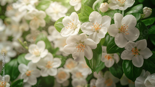 jasmine flower white background © Robin