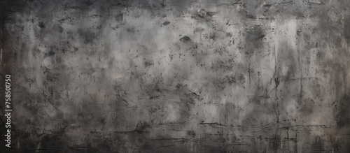 A detailed shot of a grey concrete wall with a blurred background, capturing the monochrome aesthetic. The texture and pattern are highlighted against the soft sky backdrop
