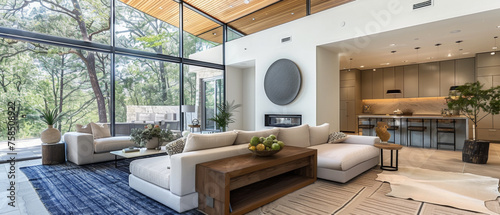 Contemporary Comfortable Living Room