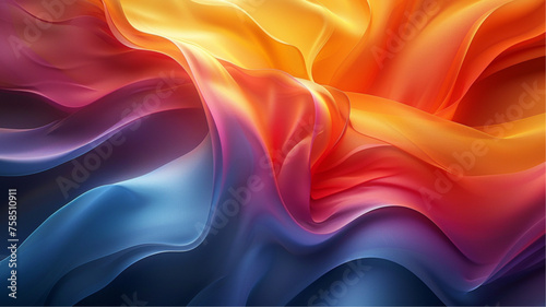  a cinema abstract background elements pattern, dark blue to orange gradients