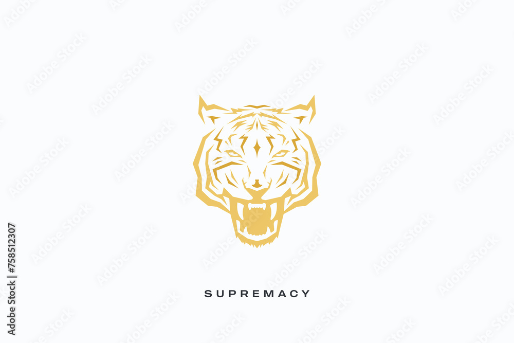 tiger animal strong supreme vector logo king dominant majestic logo tiger animal strong supreme vector logo king dominant majestic logo