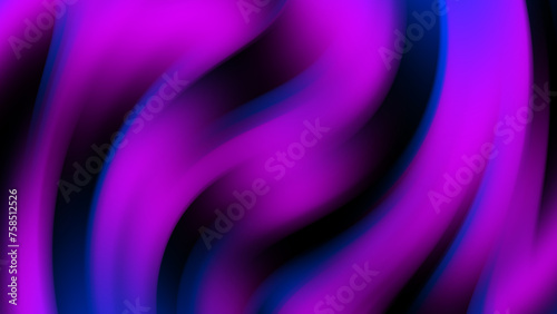 Abstract Background Of Pink Neon Glowing Light Shapes © MOSTUDİO