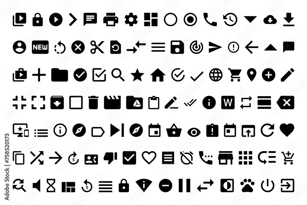 Essential icons