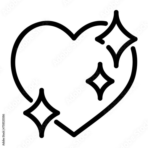 love outline icon