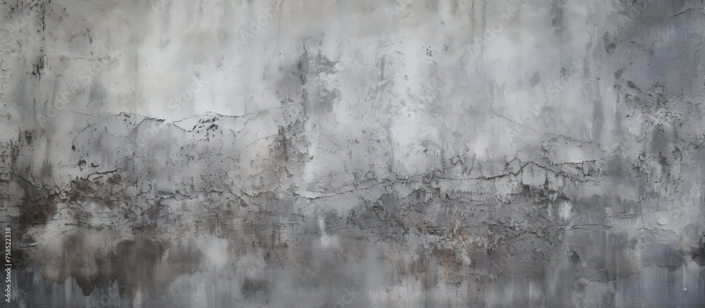 A monochrome closeup of a freezing winter landscape featuring a gray concrete wall, creating a beautiful pattern against the natural wood and grass elements A monochrome closeup of a freezing winter landscape featuring a gray concrete wall, creating a beautiful pattern against the natural wood and grass elements