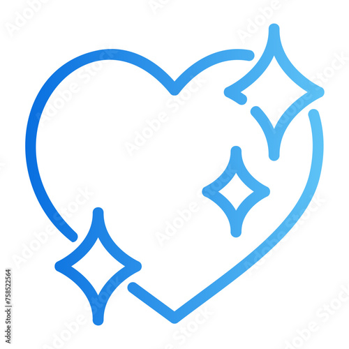love gradient icon