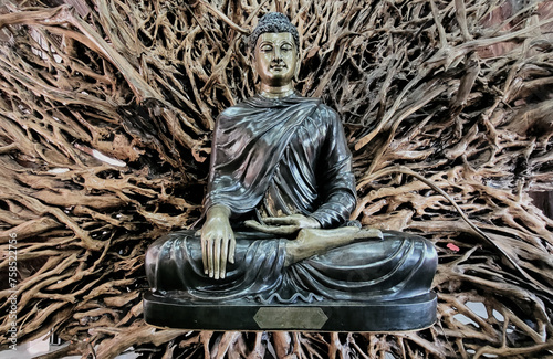 Canvas Print Holy buddha statue