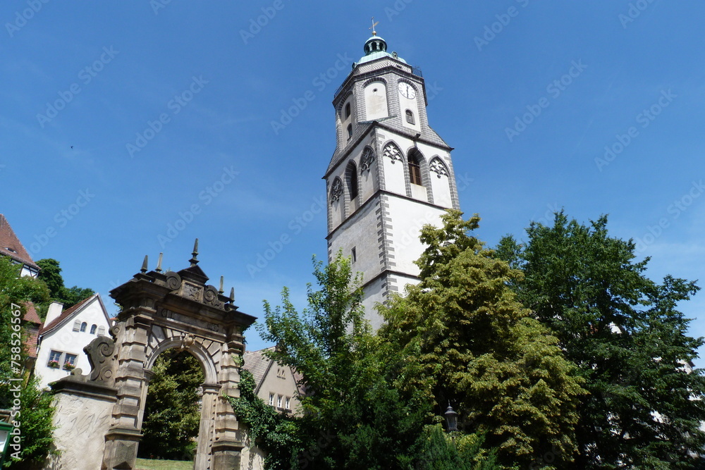 Fototapeta premium Portal an der Frauenkirche in Meißen