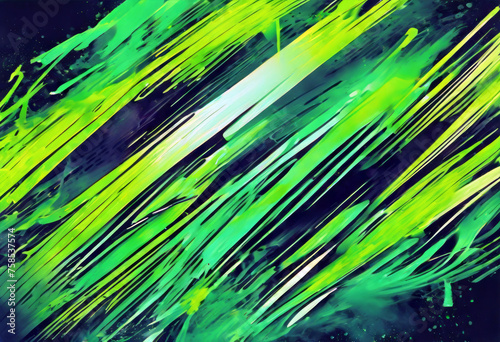 Wallpaper Mural advertising website shape light placard poster Modern neon blurred style Trendy graffiti wallpaper background design green cover Torontodigital.ca