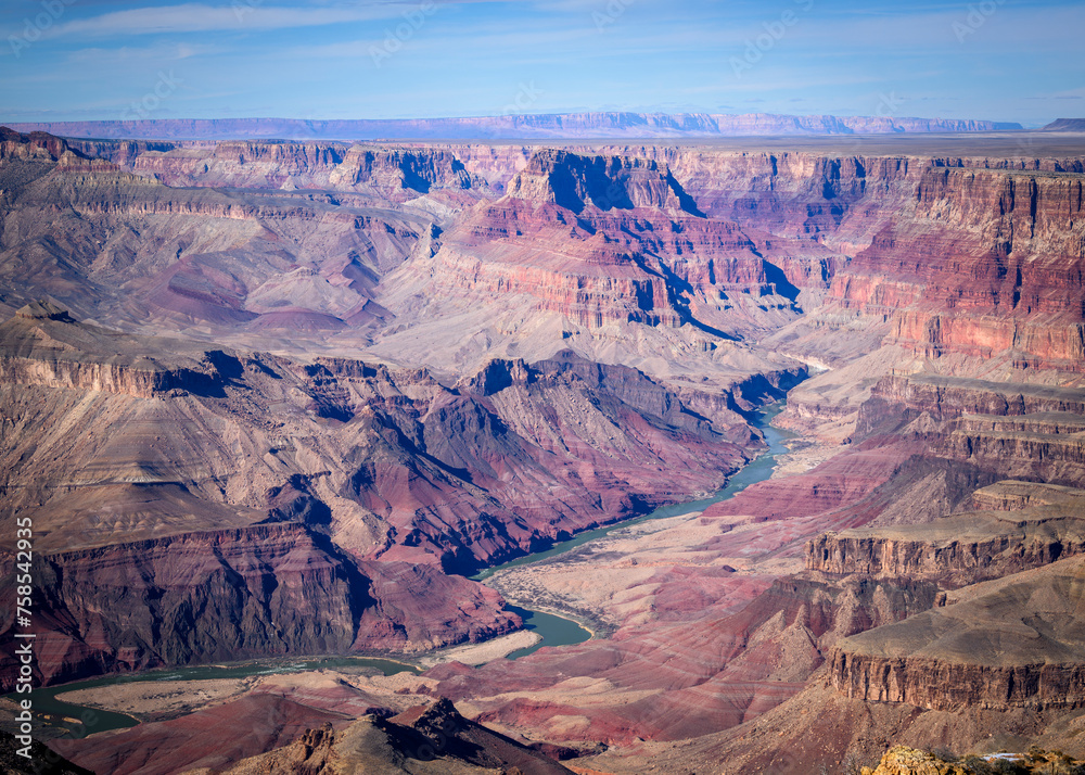 View of the Grand Canyon and Colorado River View of the Grand Canyon and Colorado River