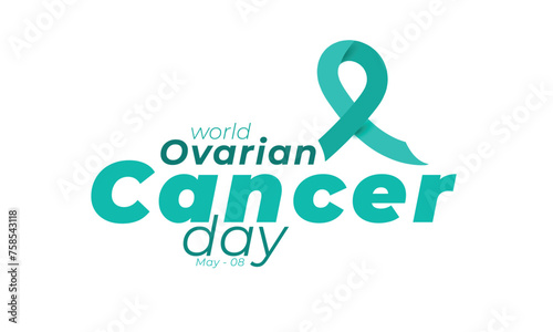 World Ovarian Cancer Day. background, banner, card, poster, template. Vector illustration.