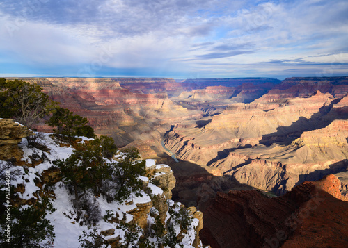 View of the Grand Canyon from Hopi Point on the south rim. photo