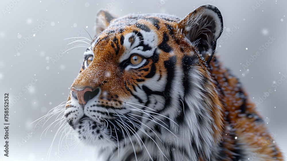 Obraz premium white bengal tiger