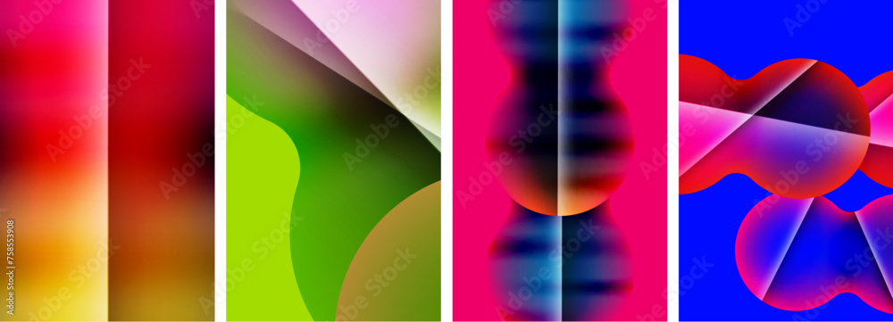 Abstract colors. Abstract backgrounds for wallpaper, business card, cover, poster, banner, brochure, header, website