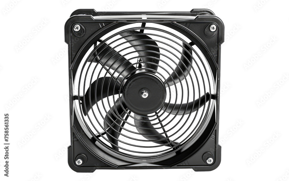 Computer Cooling Fan Upgrade isolated on transparent Background