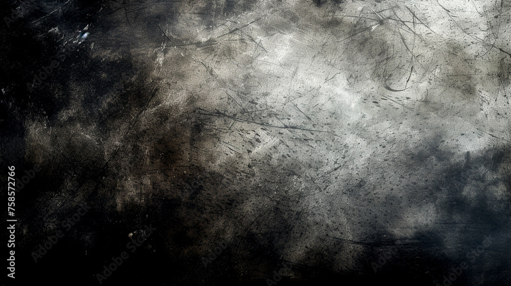 Grunge Texture of an Old Wall With Smoke