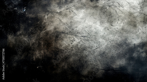 Grunge Texture of an Old Wall With Smoke