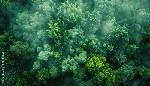 Forest view from above, aerial view forest as the lung of the world. wallpaper © nahwul